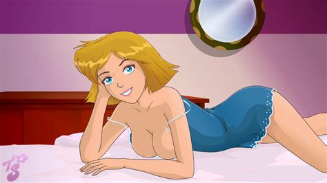 Rule 34 1girls Big Breasts Blonde Hair Blue Eyes Clover Totally Spies Female Female Only