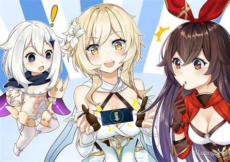 Seven short found family fics inspired by forging bonds: Genshin Impact Klee And Qiqi Fanart / Fischl Klee Lisa ...