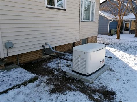 Generator Installation Automatic Standby Generator For A Webster Ny