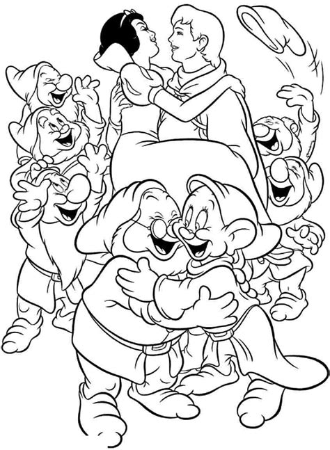 Color wonder snow white and the seven dwarfs coloring book pages & markers, mess free coloring, wonderful gift for kids and adults josh king 4.4 out of 5 stars 45 Beautiful Snow White Coloring Pages