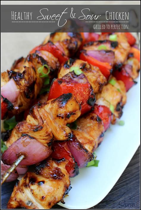 Healthy Sweet & Sour Chicken | Grilled to perfection.
