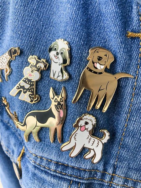 Dog Pins Cute Pins Enamel Pins Enamel Pin Collection