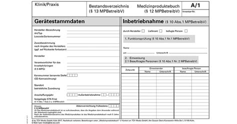 Einteilung von aktiven nichtimplantierbaren medizinprodukten (mp) und die damit verbundenen betreiberpflichten : Medizinproduktebuch/ Bestandsverzeichnis | Böckmann, 2017 ...