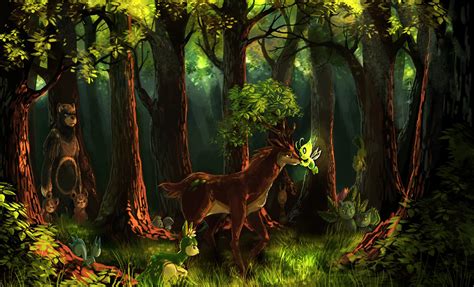 top 53 imagen pokemon forest background vn