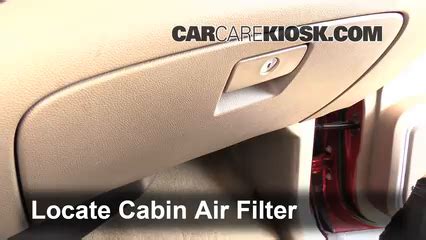 Replacing the cabin air filter (also know as the dust filter, hvac filter, pollen filter, air conditioner filter and hepa filter) will. Cambio de filtro de aire interior Chevrolet Tahoe 2014 ...
