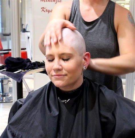 Shave Her Head Shaved Head Women Bald Head Women