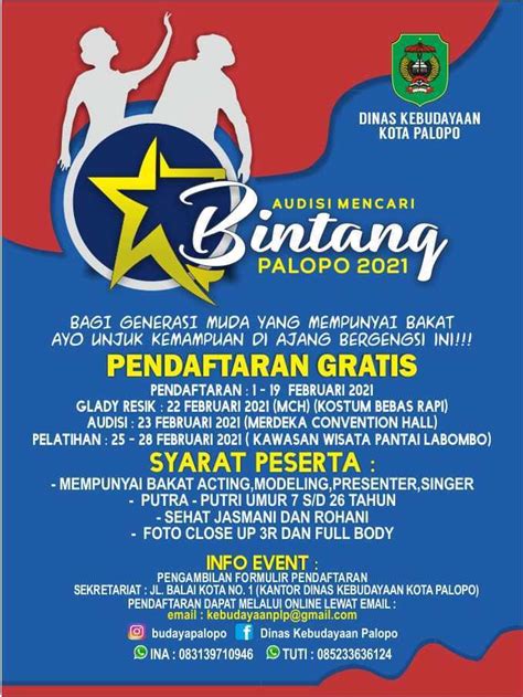 Bintang bersama bintang (2018) | istimewa raya. Daftar Gratis, Dinas Kebudayaan Palopo Buka Audisi Mencari ...