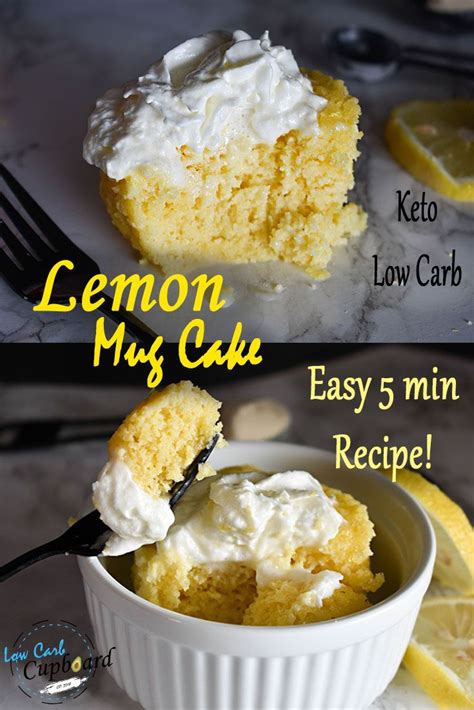 These dessert recipes can fit into a diabetic diet. Lemon Mug Cake - Keto Diet Low Carb Mug Cake | Recipe | Low carb mug cakes, Lemon mug cake, Keto ...