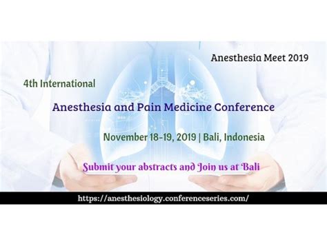 4th International Anesthesia And Pain Medicine Conference Vydya Health Find Providers Products