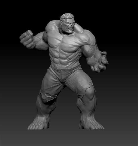 Hulk Avengers 3d Print Ready 250cm Bigsize Cgtrader