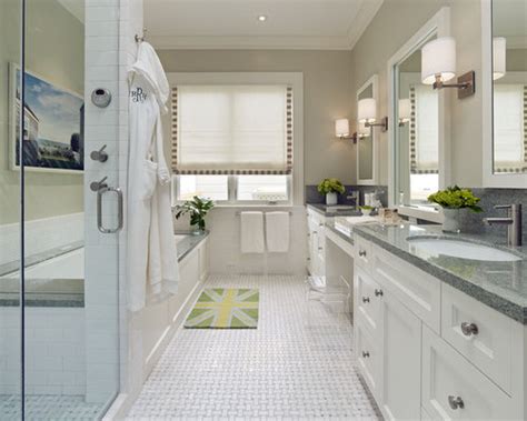 A bathroom can be more than just a purely functional space. Basketweave Tile | Houzz