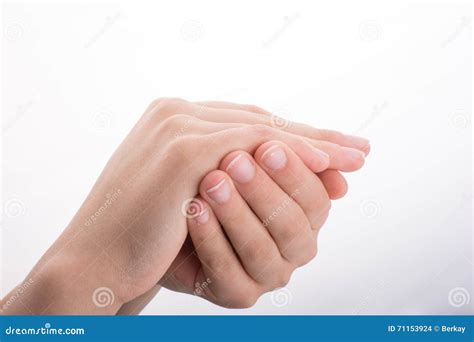 Closed Hands Holding Stock Photo Image Of Finger Holding 71153924