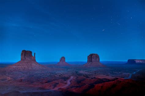 Monument Valley After Dusk 4k Hd Wallpaper