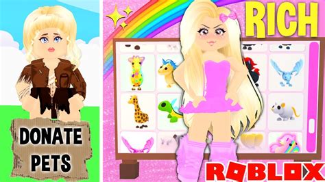 Prezley shows you an adopt me hack on how to get free pets in adopt me for free! Spoiled Rich Girl PRETENDS TO BE POOR To Get FREE PETS In ...