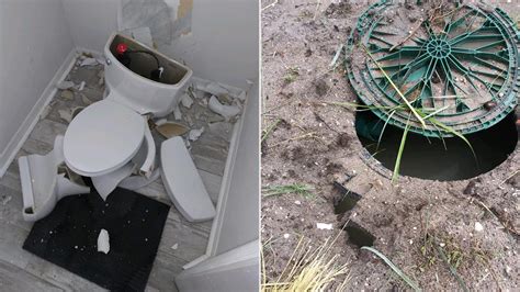 Toilet Explodes In Florida Home After Lightning Strikes Septic Tank Fox News