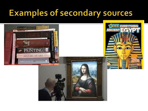 History Primary And Secondary Sources