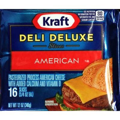 Kraft American Cheese Nutritional Info Runners High Nutrition