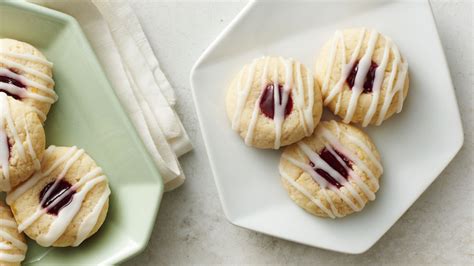 When you pick a sugar cookie recipe for your decorating, it's important to find a recipe that not only holds up well when baked but that tastes. Raspberry Thumbprint Cookies Recipe - Pillsbury.com