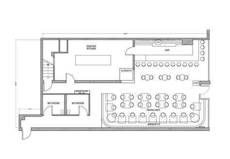 33 Modern Restaurant Restaurant Floor Plan Design 3d Png
