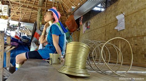 Picture of padaung woman without the rings. Malaysian Meanders: Visiting the Long Neck Tribe
