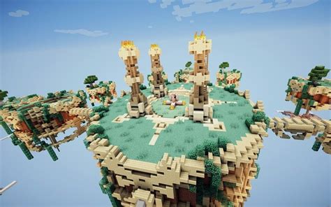 Minecraft Maps Download Hypixel的空岛战争地图预览（附地图下载） Part 5哔哩哔哩 ゜ ゜つロ