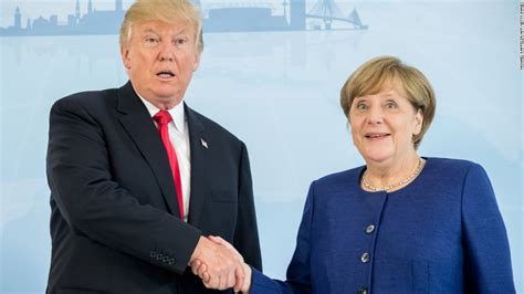 The Merkel Trump Handshake Heard Round The World Cnnpolitics