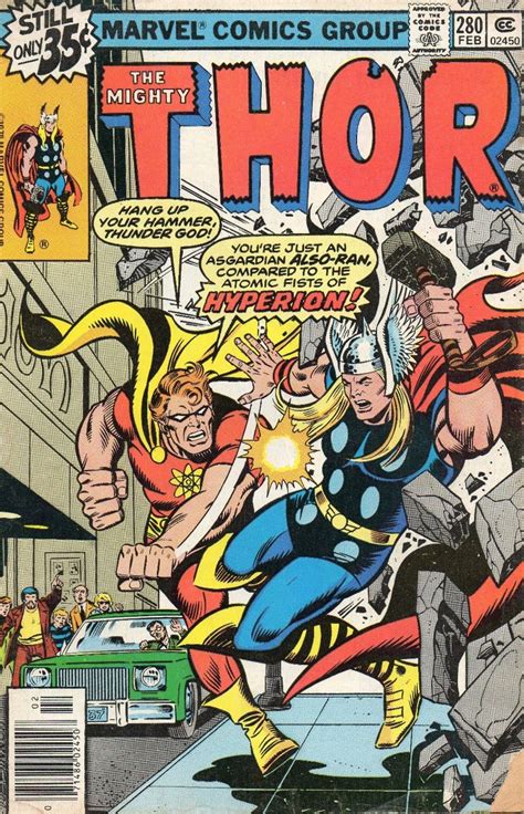 Vintage 1970s Comic Book The Mighty Thor Marvel Comic Books The