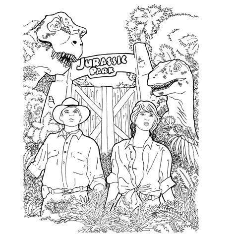 Leuk voor kids Dino onderzoekers Alan Grant & Ellie Sattler