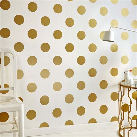 Superfresco Easy Dotty Gold Wallpaper Polka Dots Wallpaper Gold