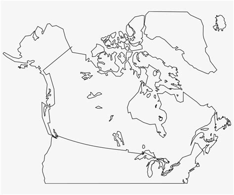 Blank Canada Map Png