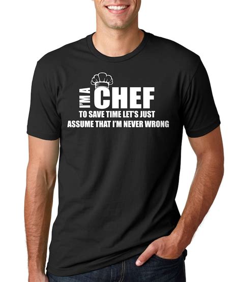 Chef T Shirt T For Cook Chef Funny Profession Tee Shirt Etsy