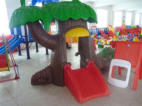 Baby Plastic Slide Indoor Playground Kids Plastic Playhouse Children