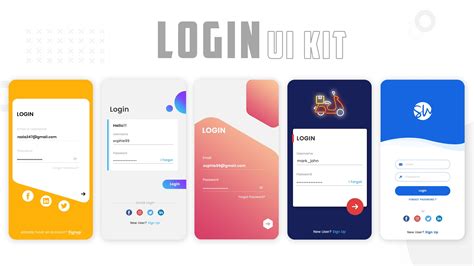 Login Ui Kit By Creativeuiux Codester