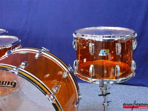 Ludwig Usa Amber Vistalite 2010s Amber Drum Percussion For Sale Drum