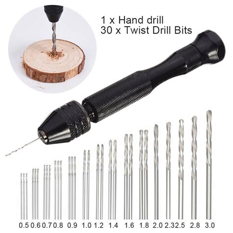 Buy Pdto Pcs Mm Mm Precision Twist Drill Bits Micro Hand Drill