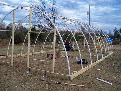 Building The Greenhouse Tubby Creek Farm