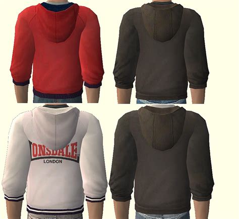 Mod The Sims 4 Trendy Hoodies For Male Teens
