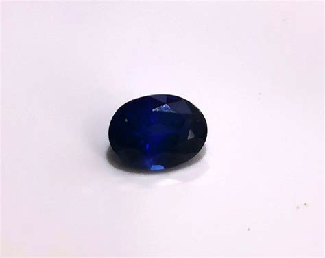 035 Cts Natural Blue Sapphire Loose Gemstone Oval Cut Jewelry And Beauty