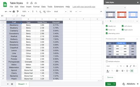 Data Modern Ui Table Styles