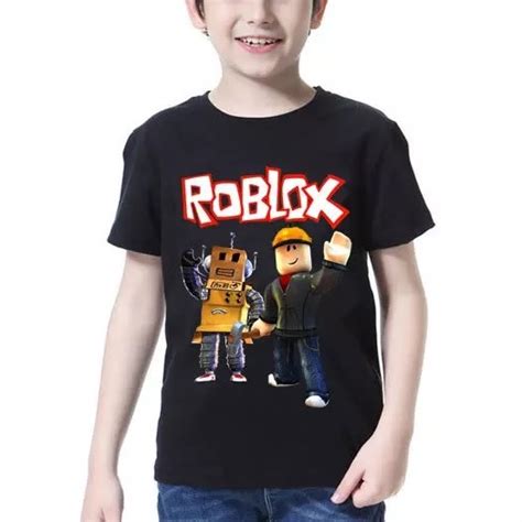 Kids Ts Roblox T Shirt Kids Cotton Shirt Funny Youth