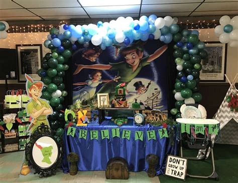 Peter Pan First Birthday Birthday Welcome To Neverland Catch My
