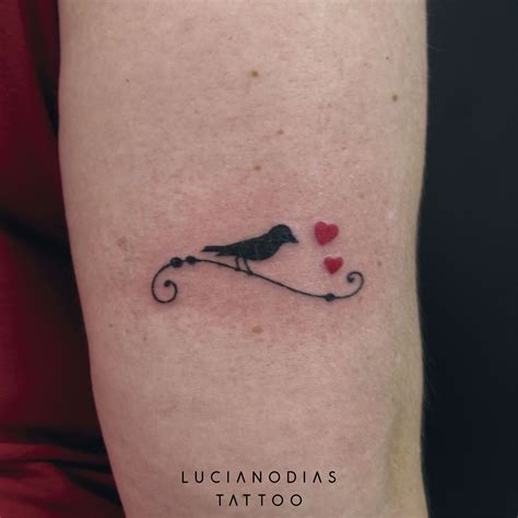 Let him know that its your first time so that he can suggest what will work best on you in order for you to have bird tattoos. Tiny bird with hearts tattoo made by me at the Black Box ...