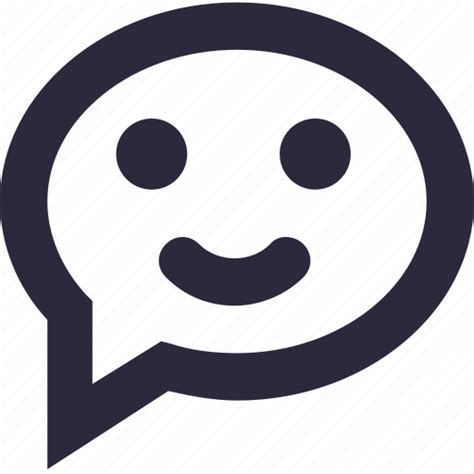Chat Balloon Chat Emoticon Chat Smiley Emoji Speech Balloon Icon