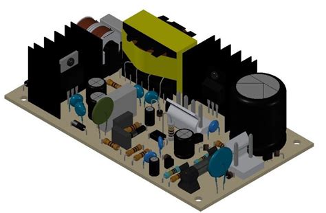 Electrical Board 3d Model Drawings Details In Autocad Software File