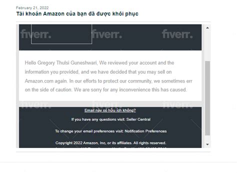Appeal For Dropshipping Policy Violation Amazon By Yousafgunner Fiverr