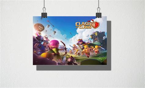 Poster A5 Clash Of Clans Elo7 Produtos Especiais