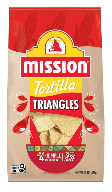 mission tortilla chips triangles 13 oz