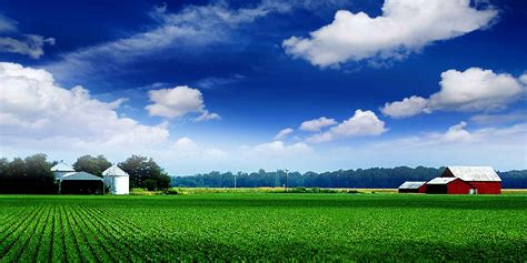 Agriculture Background Clipart Blue