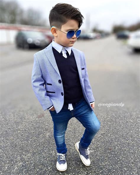 Boy Street Fashion Ropa Elegante Para Niños Niños Bien Vestidos