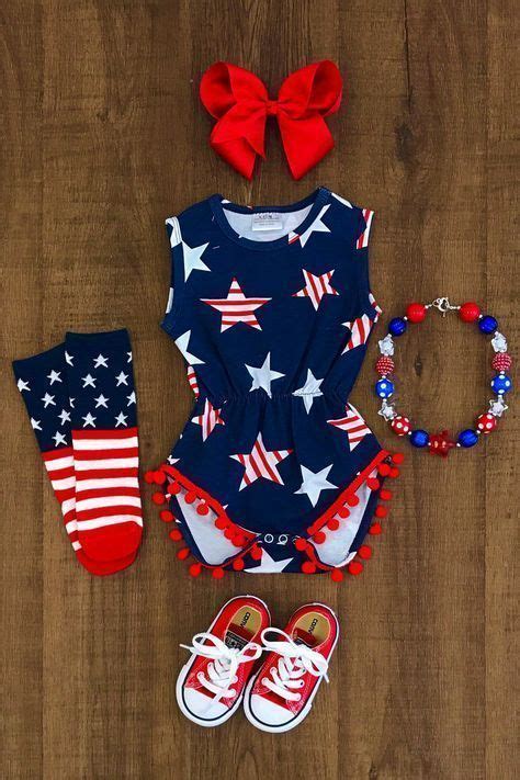 Great For A 4th July Outfit Baby Girl Baby Clothes Baby Fashion